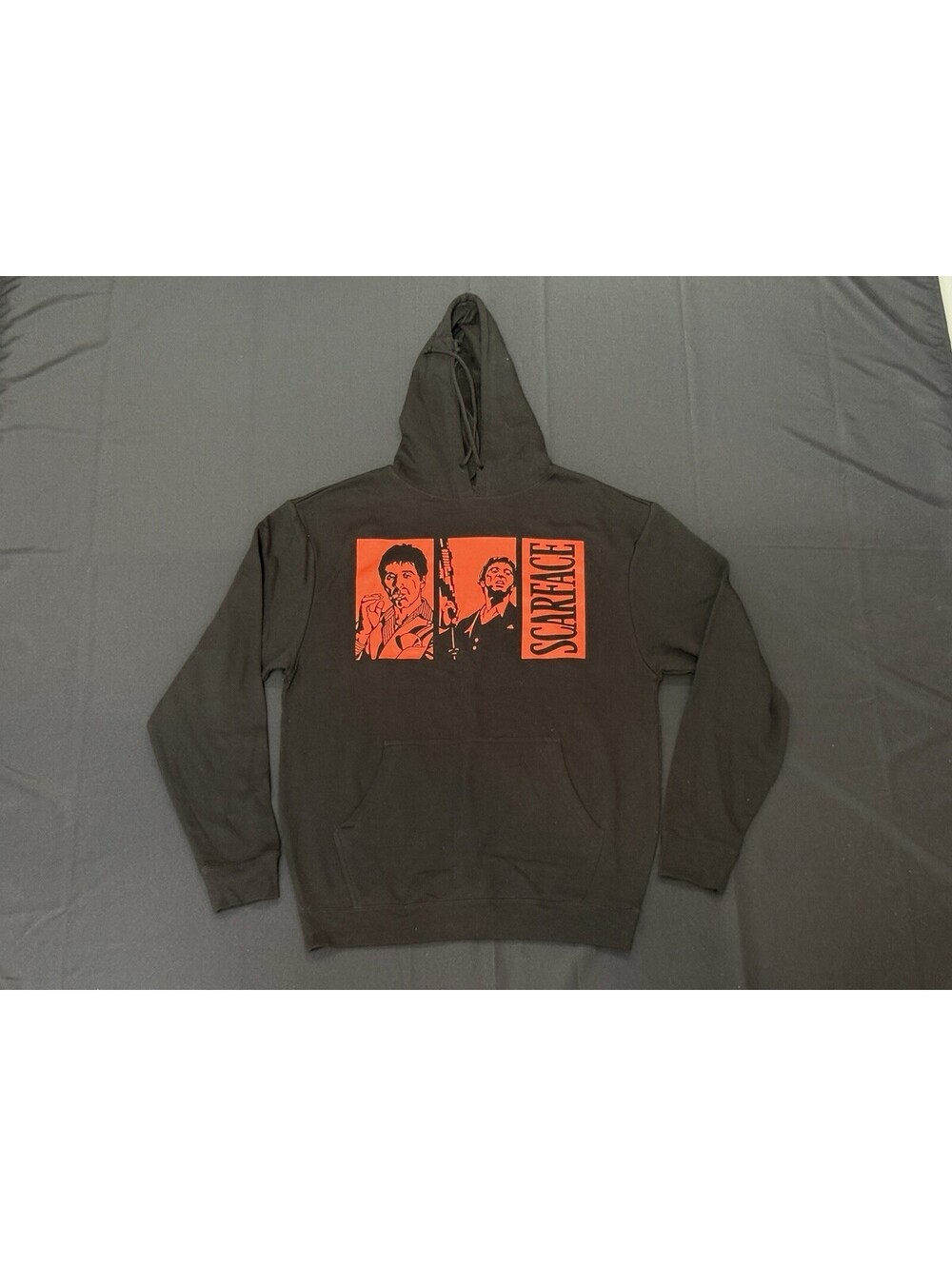 New Licensed Black Scarface Hoodie Size Large